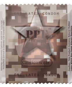 Caution Wear Camo Bulk PPE Condoms | Yabai Distribution Wholesale Condoms
