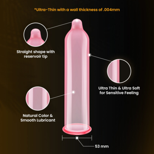 Crown Condoms Bulk Case