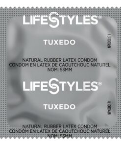 LifeStyles Tuxedo Black Bulk Condoms | Yabai Distribution LLC | Wholesale Condoms