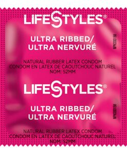 Lifestyles Ultra Ribbed Bulk Condoms | Yabai Distribution LLC | Wholesale Condoms