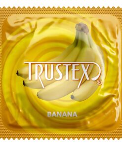 Trustex Banana Flavored Bulk Condoms | Yabai Distribution LLC | Wholesale Condoms
