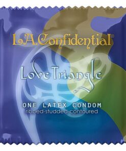 LA Confidential Love Triangle Bulk Condoms | Wholesale Condoms Yabai LLC