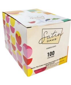Alternative view of Satin Flavored Dental Dams Bulk