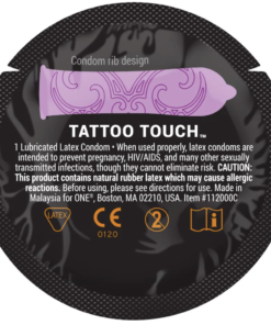 ONE Tattoo Touch Condoms in BULK
