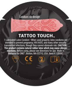 ONE Tattoo Touch Condoms in BULK
