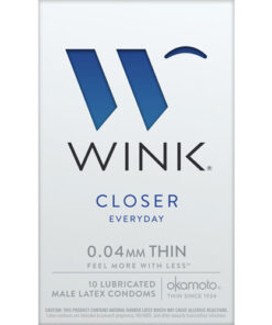 Wink Closer Condoms Wholesale 10 Count Box