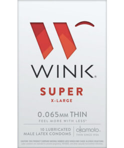 Wink Slider Condoms Wholesale 10 Count Box