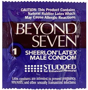 Beyond Seven Studded BULK Condoms