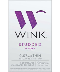 Wink Slider Condoms Wholesale 10 Count Box