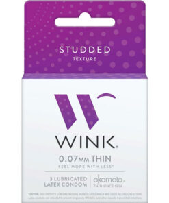 Wink Studded Condoms WHolesale | Yabai Distribution LLC